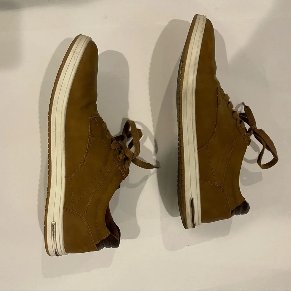 Madden Men's‎ Brown Low-Top Casual Sneakers Size 9 Ortholite Insoles